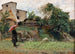 Escena campestre - Luigi Bechi — vista de la obra