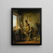 A Conversation of Circumstance - Luigi Bianchi — framed artwork on a wall