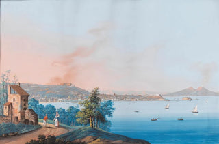 Luigi Del Giudice - Blick auf Neapel von Posillipo.webp