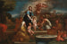Holy Family with Angels in a Landscape - Luigi Garzi — artwork view