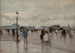 La salida de París Porte d'Asnières - Luigi Loir — vista de la obra