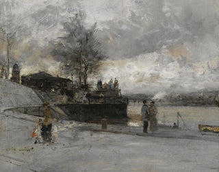 Luigi Loir - Quai Au Bord De La Seine Paris.webp