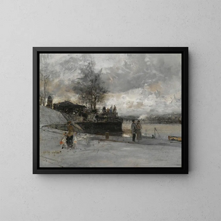 Luigi Loir - Quai Au Bord De La Seine Paris.webp