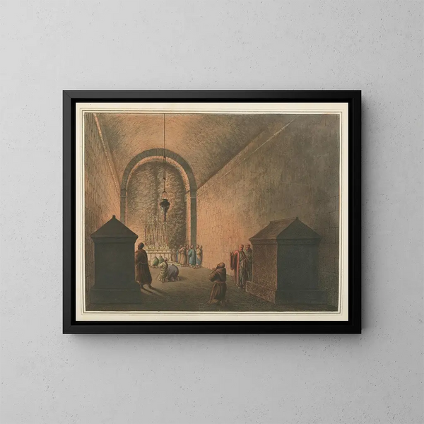 Capilla del Monte Calvario - Luigi Mayer — cuadro enmarcado en la pared