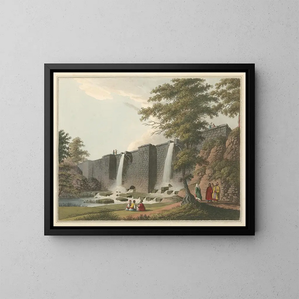 Petit courbé - Luigi Mayer — cuadro enmarcado en la pared