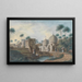 Tumbas de grandes santos árabes para ver en los alrededores de Rosetta Egipto - Luigi Mayer — cuadro enmarcado en la pared
