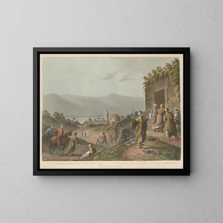 Luigi Mayer - Village of Bethany and the Dead Sea.webp