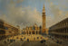 Venecia, vista de la plaza San Marcos - Luigi Querena — vista de la obra