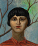 Retrato de Lina Zaquini - Luigi Russolo — vista de la obra