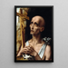 Saint Jérôme dans le désert - Luis de Morales — framed artwork on a wall