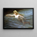 Una nereida marina - Luis Ricardo Falero — cuadro enmarcado en la pared