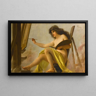 Luis Ricardo Falero - An Allegory Of Art.webp