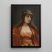 Joven muchacha beduina - Luis Ricardo Falero — cuadro enmarcado en la pared