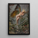 La hada de la amapola - Luis Ricardo Falero — cuadro enmarcado en la pared