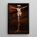 Cristo crucificado - Luis Tristán — cuadro enmarcado en la pared
