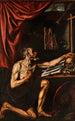 Saint Jerome Penitence in His Study - Luis Tristán — artwork view