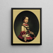 Cristina de Roncali and Gaviria's The Little Marquise of Roncali - Luis de Madrazo y Kuntz — framed artwork on a wall