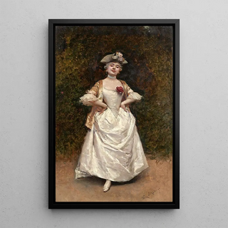 Luis de Madrazo y Kuntz - Elgante la robe blanche.webp