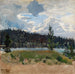 Lumière detrás de las nubes - Akseli Gallen-Kallela — presentado en un interior