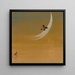 Luna creciente - Shibata Zeshin — cuadro enmarcado en la pared