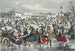Central Park en invierno, el estanque de patinaje - Lyman W Atwater — vista de la obra