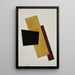 Composición - Lioubov Popova — cuadro enmarcado en la pared