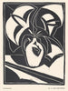 Flores en un jarrón - M. A. van Dugteren — vista de la obra