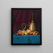 Winter Fruits Painting - M. Ramsey — framed artwork on a wall