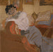 Madame Hessel on the sofa - Édouard Vuillard — artwork view