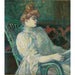 Reproducción del cuadro Madame Marthe X - Burdeos - Henri de Toulouse-Lautrec