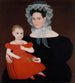 Madame Mayer y su hija - Ammi Phillips — vista de la obra