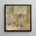 Madame Vuillard cosiendo - Édouard Vuillard — cuadro enmarcado en la pared