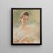 Una belleza en blanco - Madeleine Carpentier — cuadro enmarcado en la pared
