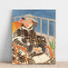 Reproduction of the painting Mademoiselle Matisse in a Scottish Coat - Henri Matisse