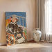 Reproduction of the painting Mademoiselle Matisse in a Scottish Coat - Henri Matisse