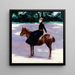 Mademoiselle Meuriot sur son poney - Jacquesmile Blanche — cuadro enmarcado en la pared