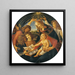 Madonna of the Magnificat - Follower of Botticelli — framed artwork on a wall