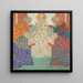 la Virgen y los Cuatro Evangelistas - Vittorio Zecchin — cuadro enmarcado en la pared