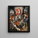 La resurrección de Cristo - Maerten de Vos — cuadro enmarcado en la pared