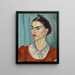 Frida Kahlo painting - Magda Nach — framed artwork on a wall
