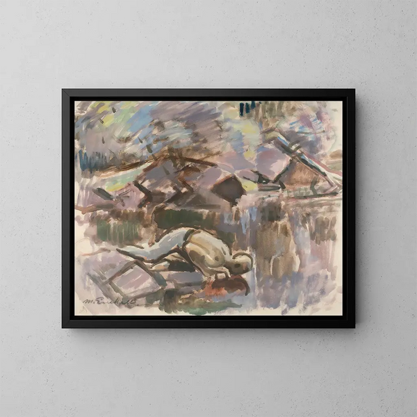 En primavera - Magnus Enckell — cuadro enmarcado en la pared