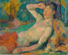 Fauna despertándose - Magnus Enckell — vista de la obra