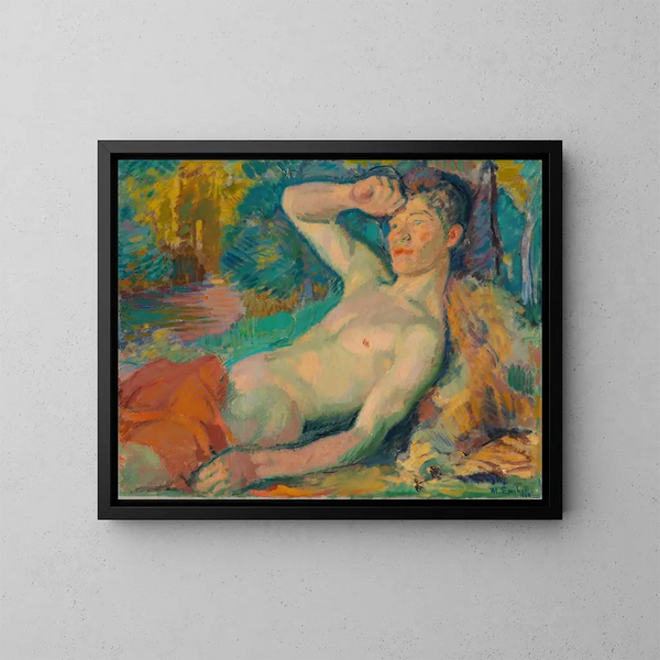 Fauna despertándose - Magnus Enckell — cuadro enmarcado en la pared