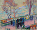 Bords de la Seine - Magnus Enckell — vista de la obra