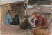 Pescadores junto al mar - Magnus Enckell — vista de la obra
