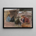 Pescadores junto al mar - Magnus Enckell — cuadro enmarcado en la pared