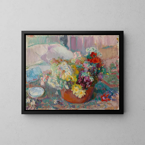 Flores - Magnus Enckell — cuadro enmarcado en la pared