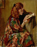 de la niña leyendo - Magnus Enckell — vista de la obra