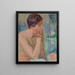 Perdido en sus pensamientos - Magnus Enckell — cuadro enmarcado en la pared