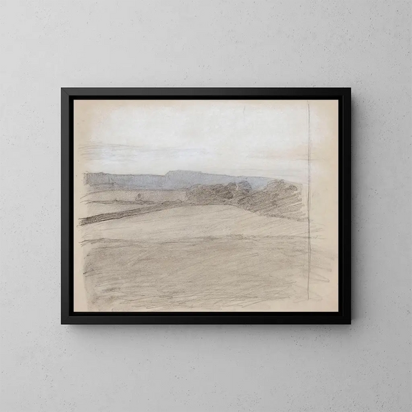 Esquisse de maison - Magnus Enckell — cuadro enmarcado en la pared